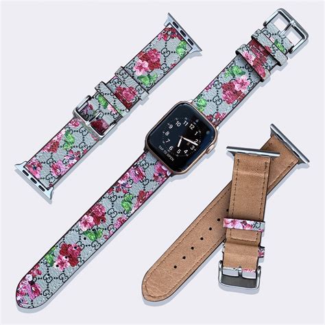 gucci leather apple watch band|gucci apple watch band real.